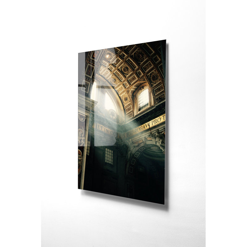 Superbe peinture murale en verre trempé 27,6 po x 39,4 po | 100% verre trempé, épaisseur: 0,16 pouce | Décoration élégante pour le salon ou le bureau, durable et facile à nettoyer, idée de cadeau parfaite
