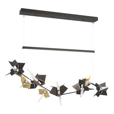 Belladonna Kitchen Island LED Pendant with Crystal Accents