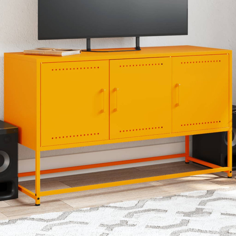 No_Yes_No_No_No TV Stand, Mustard Yellow, 100.5cm