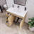 Maplesville Single Bathroom Vanity with Acrylic Top-90773261
