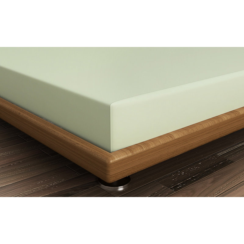 Drap-housse 100% coton Harriss, Drap-housse pour lit simple TG, Vert