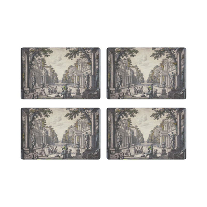 Dimanche a Paris Pebble 17.5" Vinyl Placemat, Sunrise