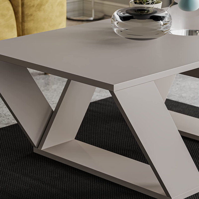 Table basse Kiernach, Moka clair