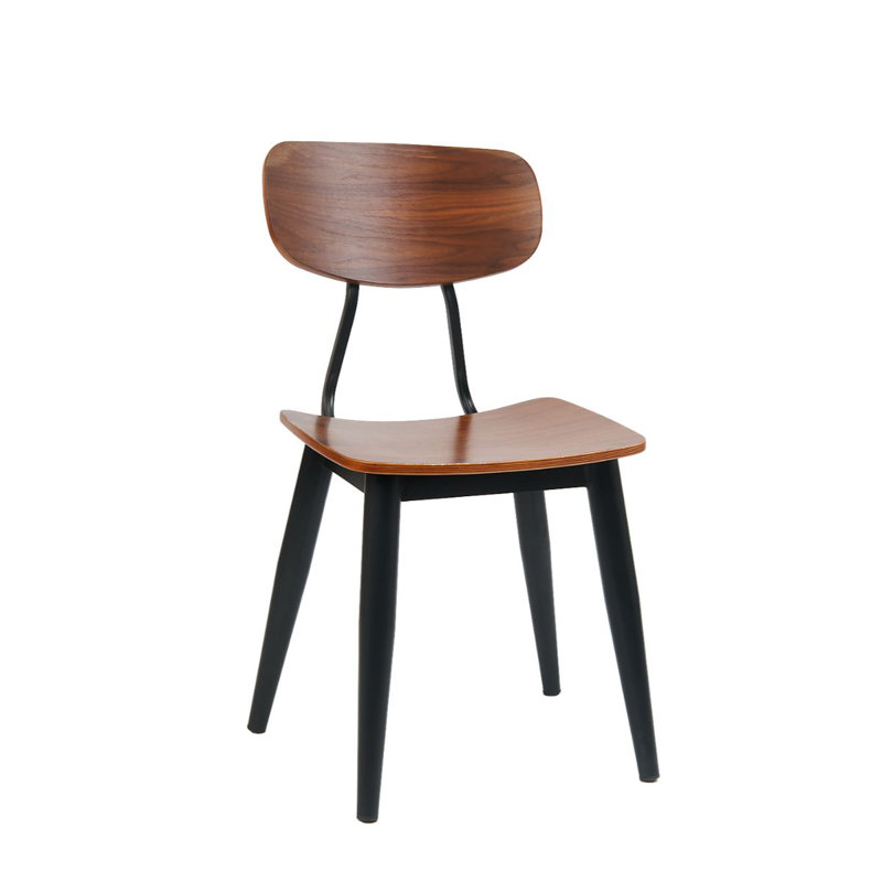 Chaise d’appoint en bois/noir