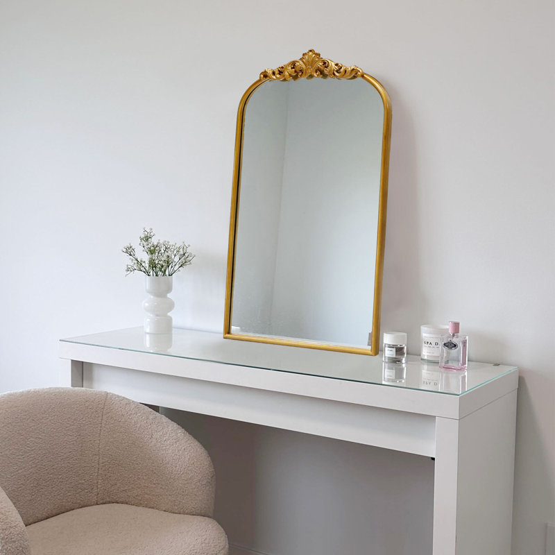 Miroir mural de style baroque, 18,9 po x 31,1 po