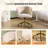 25.1 Inch Velvet Ring Backrest Swivel Office Chair-29914216
