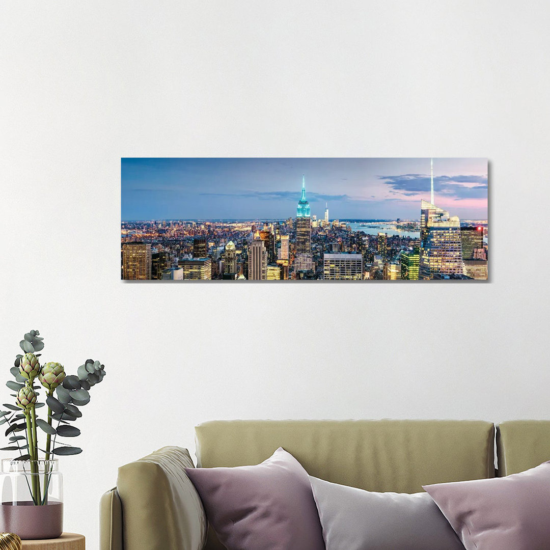 Iconic New York II by Matteo Colombo - Wrapped Canvas Panoramic Gallery-Wrapped Canvas Giclée