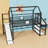 Metal Loft Bed With Staircase And Slide-121403396-121403397