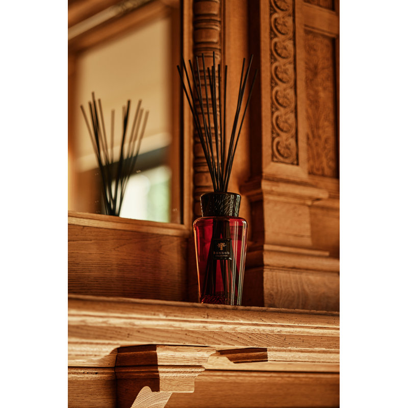 Diffuser 500ml, Musk/Leather/Vetiver, Cognac/Black
