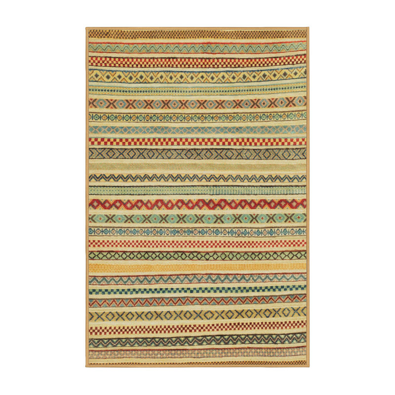 Abstract Indoor Rug, Rectangle 2' x 3'