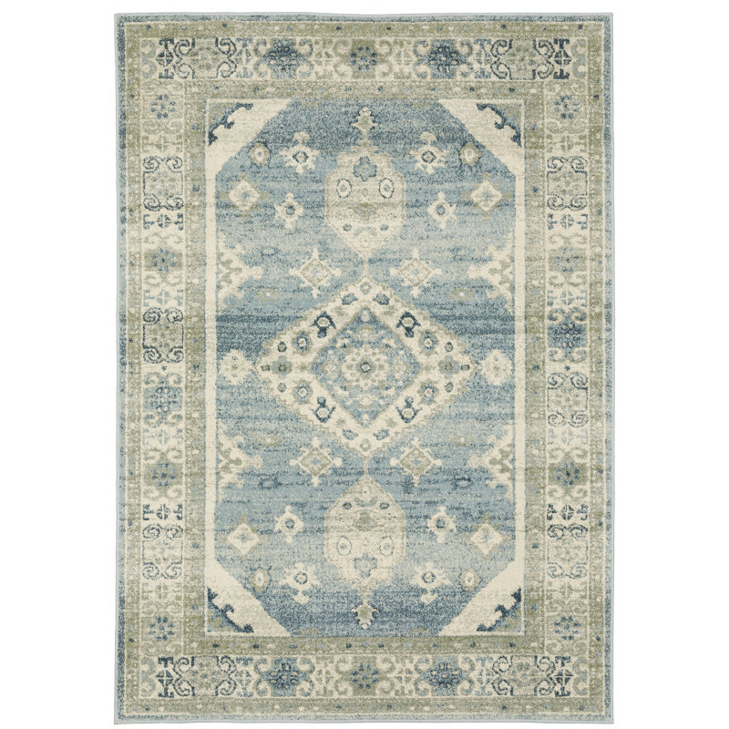 Howard Beach Oriental Indoor Rug, Rectangle 6'7" x 9'2"