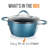 NutriChef 2.1 Quarts Non-Stick Ceramic Soup Pot