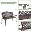 Banc de parc en aluminium coulé Arielah-747484294