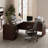 66" L-Shaped Executive Desk With Lockable File Cabinet-754092673