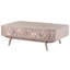 Mosayk Solid Wood Four Leg Coffee Table with Storage