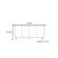 American-style modern minimalist sideboard