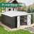 14 ft. W x 12 ft. D Outdoor Metal Shed Storage with Updated Frame Structure and Lockable Doors
