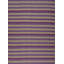 Striped Area Rug in Purple/Brown