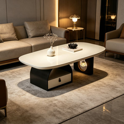 Minimalist Coffee Table Multi Storage Design