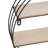 4 Piece Circle Recessed Wall Shelf