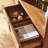 Solid wood frame storage cabinet bookcase