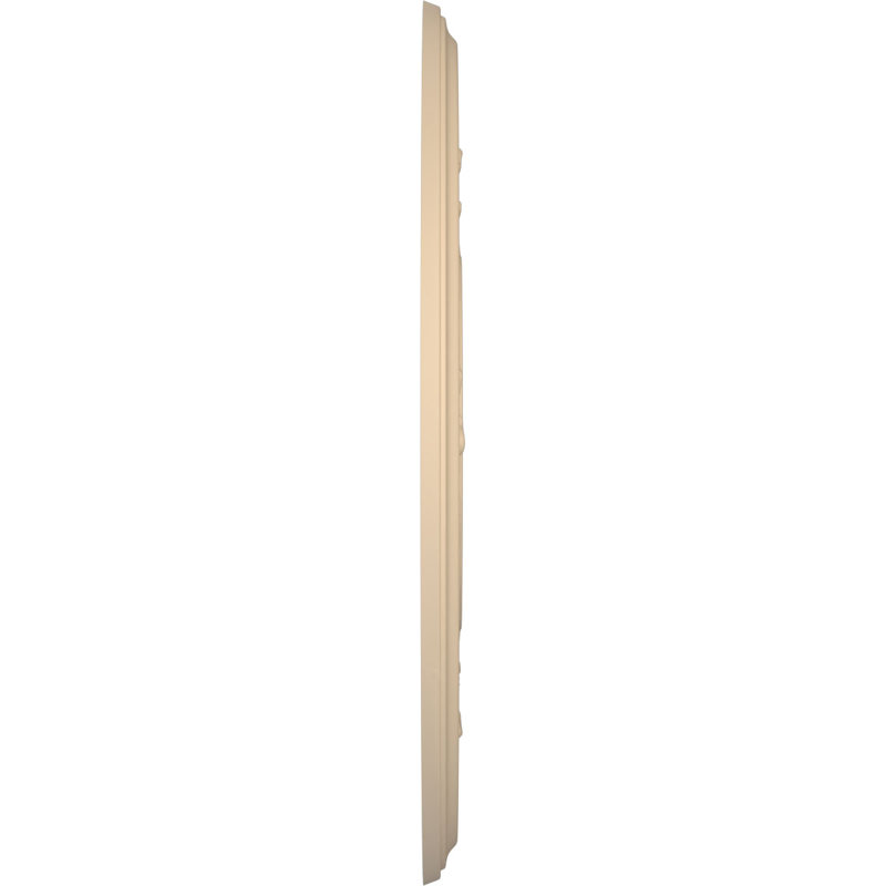 EnduraForm PVC Baltimore Thermoformed Ceiling Medallion, 16"OD x 3 1/2"ID x 1"P (Fits Canopies up to 6 1/2"), UltraCover Satin Smokey Beige