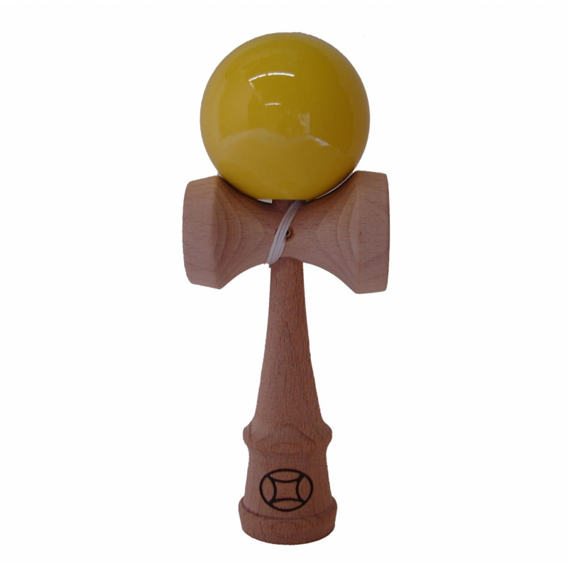 Kendama lustré, Jaune