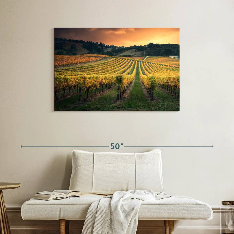 Alvord Golden Australian Vineyard, H 26 po x l 39 po