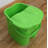 Basicwise Collapsible Foot Spa Bucket with Cover, Deep Soaking Basin for Pedicure, Portable Folding Massage Bath Tub, Compact Wash Container