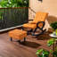 Chaise berçante en bois massif-99316110