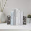 READ & PRAY Text Vintage Weathered Grey Wood Bookends