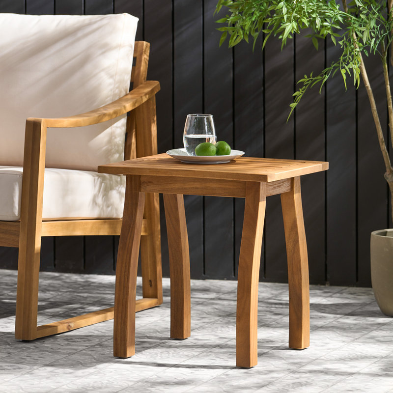 Table de bout Selma, Teck