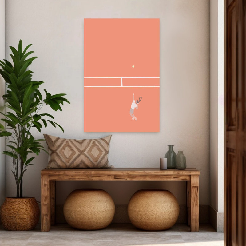 «Gamesetmatchno04», impression d'art mural moderne et contemporain, 48" H x 32" W