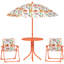 AIYAPLAY Kids Patio Set, Table and Chair Set, Umbrella, 2-5 Years-923579492