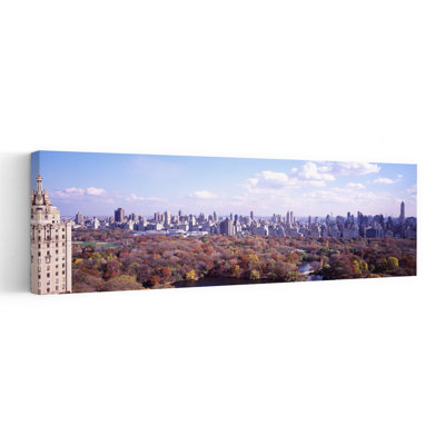 Central Park, Nyc, New York City, New York State, Usa Abstract Contemporary Architecture Autumn Wall Art