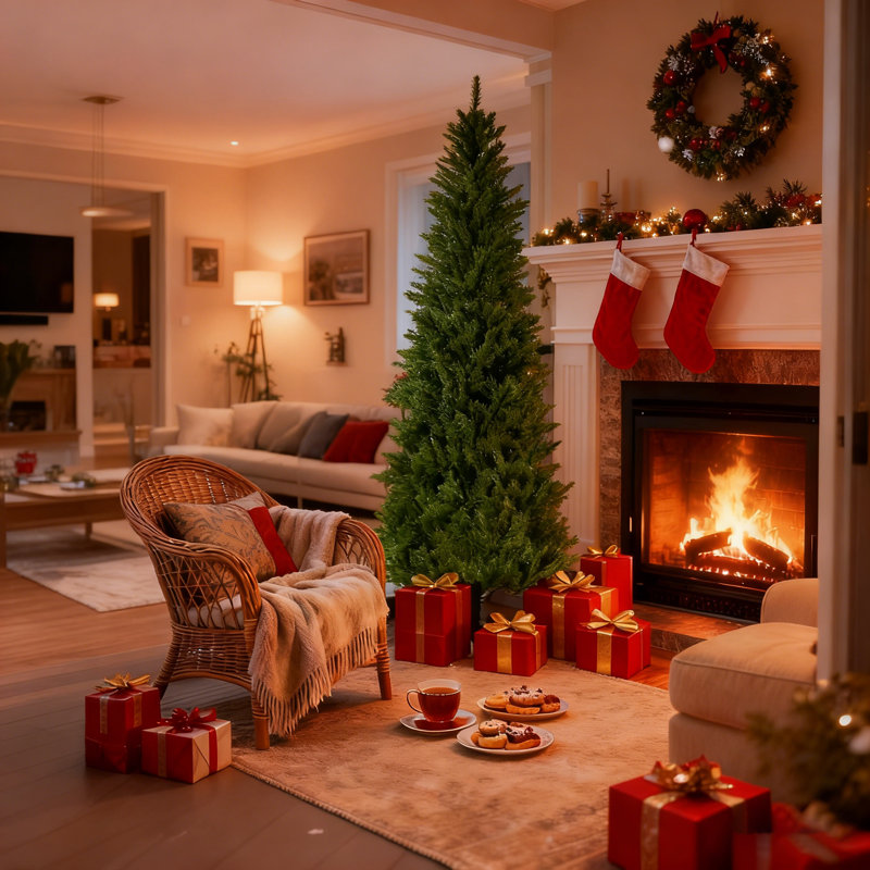 Arbre de Noël 7 pi, H 7 pi