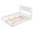 Full Size Platform Bed With Adjustable Trundle