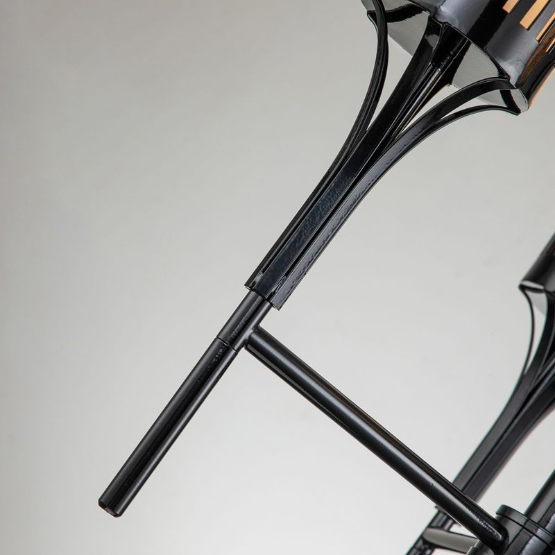 Sawgrass 3 - Light Unique Classic Chandelier, Matte Black