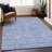Premium Machine Washable Prisco Sky Rug-1737064201