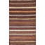 Tapis rayé fabriqué à la main Gabbeh 3 x 4