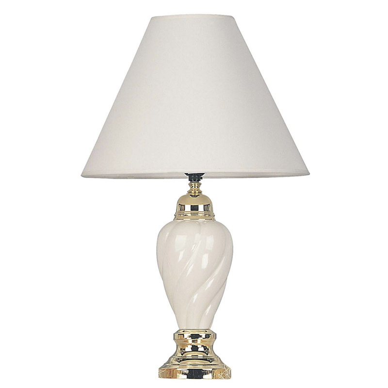 Bannister Table Lamp, White