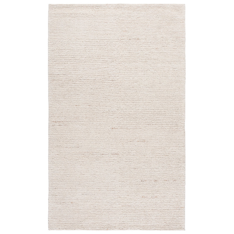 Natura Hand Woven Wool; Cotton; Recycled P.E.T Solid Color Indoor Rug, Rectangle 8' x 10'