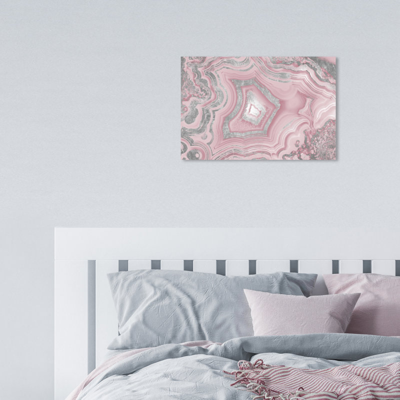 «Dreaming About You Geode Blush», impression sur toile tendue, H 10 po x l 15 po