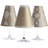Hauer 4.75'' H Paper Empire Candelabra Shade