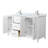 Elan Double Bathroom Vanity with Marble Top-99460084-99460087-124985084