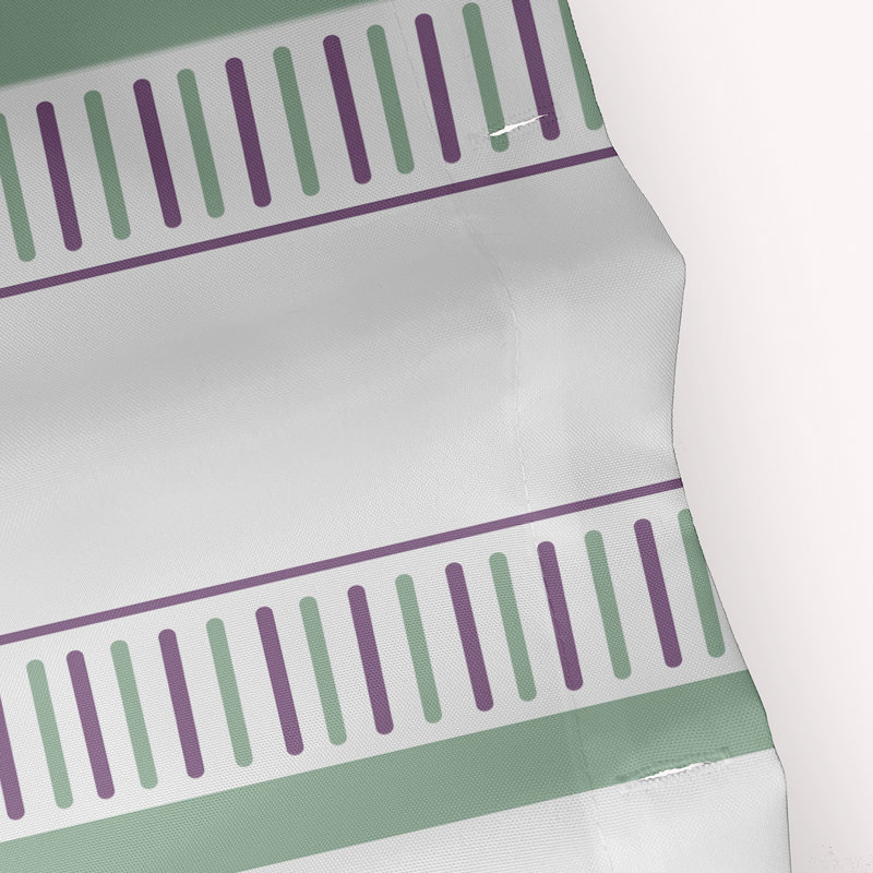 Rideau de douche simple peigne Ferrier, Mauve