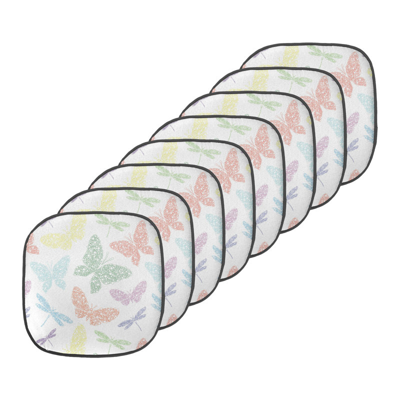 Coussin de siège papillon