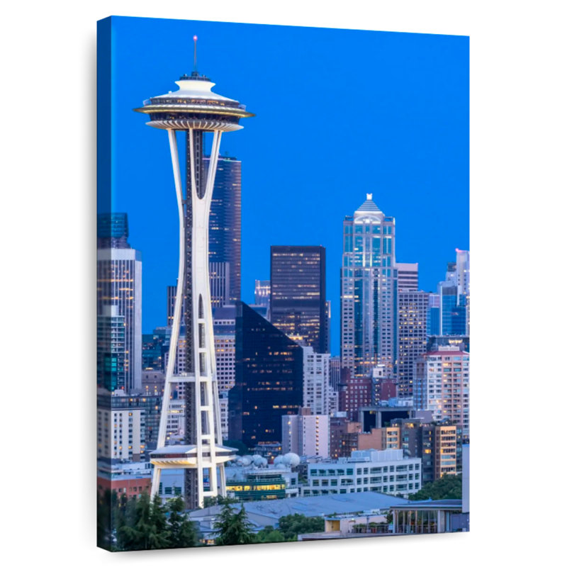 Aime Seattle Blue Hour, H 48 po x l 32 po