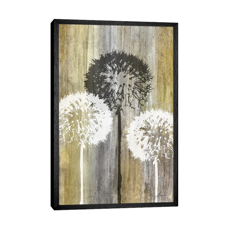 Rustic Garden II by James Burghardt - Painting on Canvas, 152.5 cm H x 101.5 cm W, Black Framed