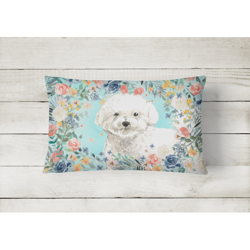  Coussin intérieur / extérieur, Bichon frisé